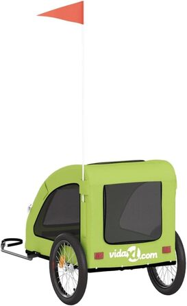 Причіп для собак Gecheer - переноска для собак до 45 кг, зелений, 137x68x72 см