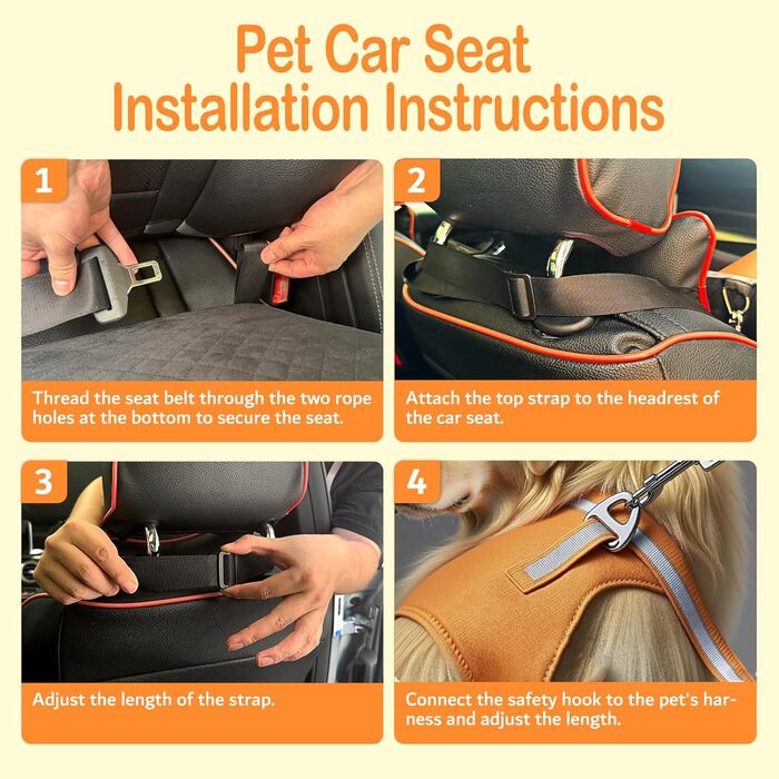 Підвищення для собак у машину з Memory Foam, до 15,9 кг, середнього розміру, зручне автоліжко для маленьких/середніх тварин, знімний та пральний, сірий + чорний, Medium