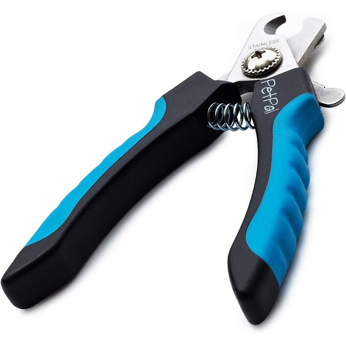 Ножиці для стрижки кігтів собак і котів PetPäl Profi Krallenschere - професійний інструмент для догляду за кігтями вдома та в зоосалоні. Безпечні ножиці з обмежувачем для зручного та безпечного догляду.