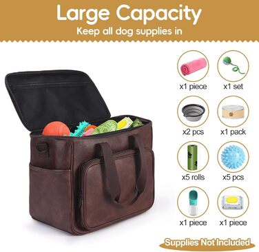 Лававін Чорна дорожня сумка для собак та котів, дорожній набір, сумки для тварин, що відповідають вимогам авіакомпаній, з контейнерами для їжі та складною мискою