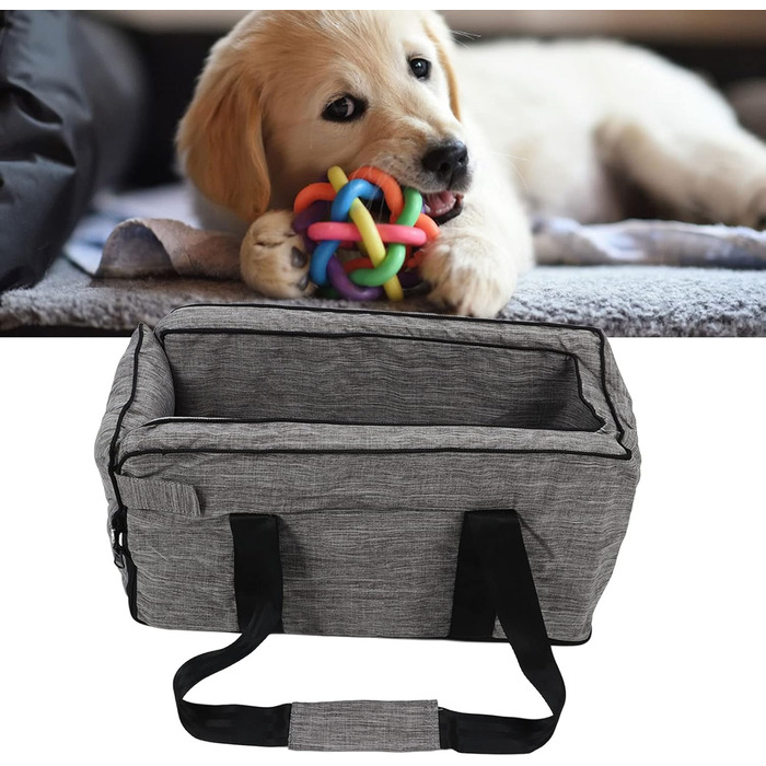 Підвищення для собак VGEBY з підлокітником, квадратне, знімне, регульоване, з ременями безпеки для собак