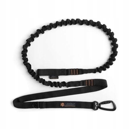 Амортизаційний поводок для канікросу JoQu Canicross Rope Shock, чорний