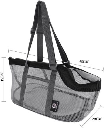 Транспортна сумка для тварин, переноска для собак та котів, чорна. Дыхаюча переноска для собак та котів, з міцним дном, регульована. Підходить для цуценят, кошенят та дрібних тварин.