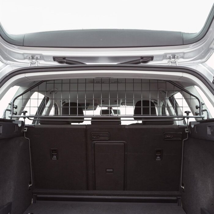Автомобільна перегородка Travall для собак і багажу, сумісна з VW Golf Estate (2013-2020), Alltrack (2015-2020) без люка, високої міцності, захисна решітка для домашніх тварин і вантажу