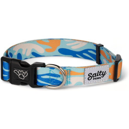 Нашийник для собак Shaka's Salty Paws Coral Camo, регульований, для хлопчиків і дівчаток, розмір S/M/L, до 11,3 кг