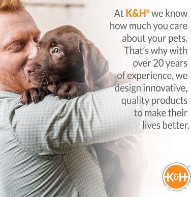 K&H Pet Products самонагрівальний килимок для собаки, малий, портативний, машинне прання, без електрики, регульований, не ковзає, 63,5x50,8 см