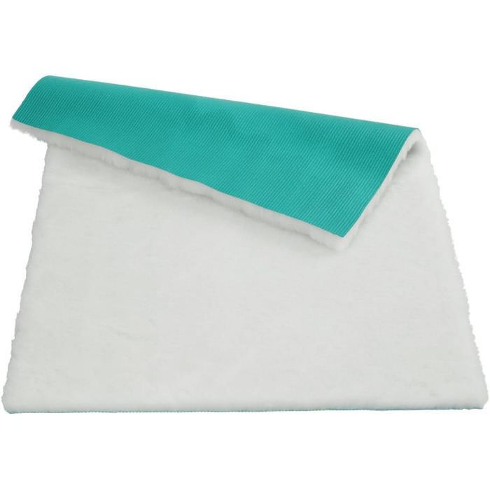 Медичне ліжко для собак Premium - ковдра: неслизька, вологопоглинаюча, дихаюча та пральна (біла, 70 x 100 см)