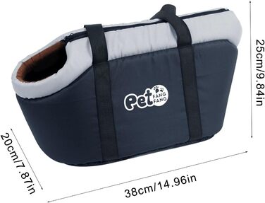 Дихаюча переноска для собак з знімним подушкою, чорна. Ідеально для покупок, прогулянок, подорожей з малими та середніми собаками, котами, цуценятами.