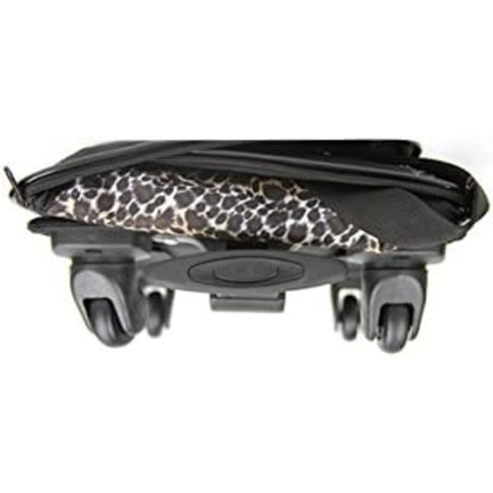 Транспортна сумка для домашніх тварин DBEST Products, середнього розміру, м'які стінки, складана, для собак та котів, схвалена авіаперевізниками, сумка-переноска Leopard