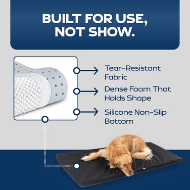 Килимок для собак у машину Ruff Liners, середньо-сірий – відомий з Shark Tank, для середніх сидінь, з неслизьким дном, водонепроникним чохлом, можна прати в машині – килимок для собак, сірий, середній (131 см x 61 см)