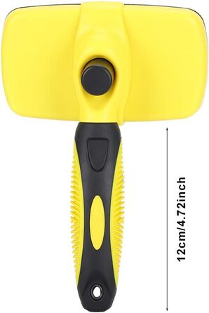 Щітка для собак самоочисна, для котів, видалення шерсті, швидке очищення, для довгої та короткої шерсті
