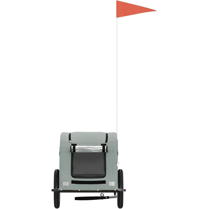 Кіяниця для собак Oxford, сіра, 124x53x53 см, для маленьких собак та котів (Model93951)