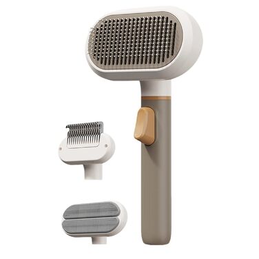 Щітка для догляду за шерстю собак, гребінець проти ковзання для чищення, щітка для видалення шерсті для собак - короткошерсті, довгошерсті, підшерстку, для дому, квартири, офісу, гуртожитку, меблів