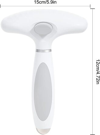 Бурштук для котів Lambo, щітка для вичісування шерсті котів та собак, висмикувальна щітка, легке очищення | Практична та неслизька щітка для догляду за шерстю котів та собак, біла