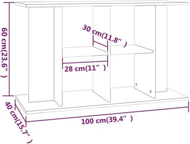 Підставка для акваріума біла 100x40x60 см, ДСП, шафа для акваріума, тумба для тераріума