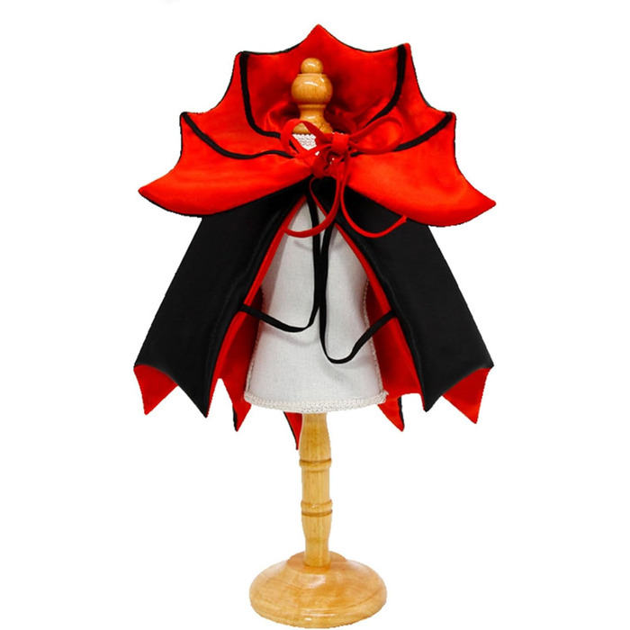 Костюм на Хелловін для собак та котів: вампірський набір (XL, червона кажанка)