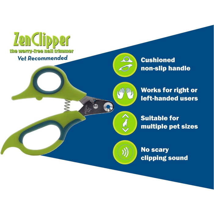 Zen Clipper – революційний когтеріз для тварин з обмежувачем, безпечне обрізання кінчика кігтя