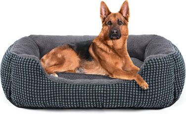 Ліжко для великих собак FURTIME XXL, м'яке, антистрес, 106x80x23 см, не ковзає, для собак і котів, можна прати