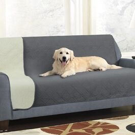 Водонепроникний килимок для собак Luvore з протиковзкими крапками, захист для дивану, ліжка, авто. Міцний килимок для котів, можна прати в машині. 137x208 см