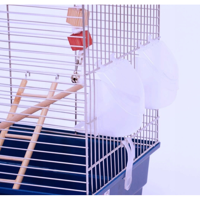 Клітка для канарків та інших птахів з аксесуарами, 50 см