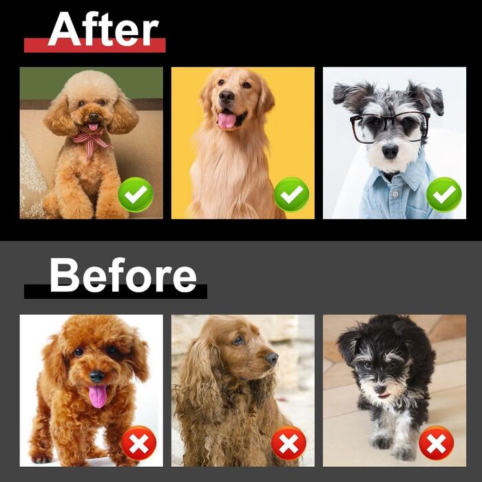 Професійна машинка для стрижки собак Hatteker: електрична, бездротова, з підсвічуванням, 7500 RPM