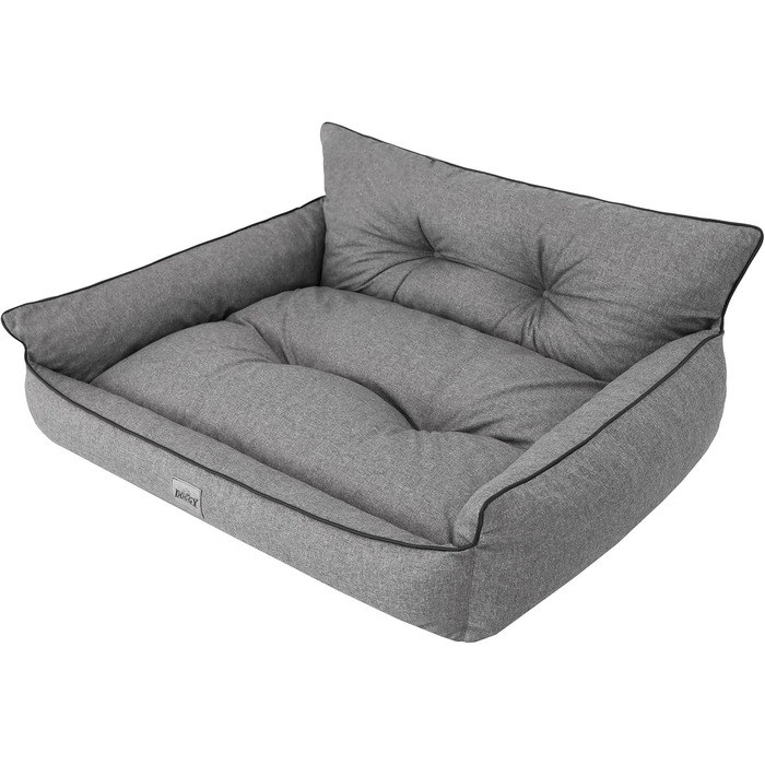 Ляжка для собак Joker Gesteppt, графіт, 64 x 49 см, штучна шкіра (кошмарин)