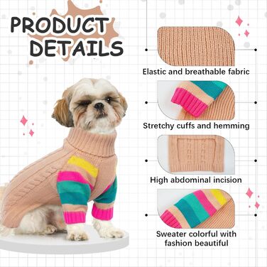 Світер для собак, теплий зимовий, великий розмір XXXL, рожевий, для дівчаток та хлопчиків, теплий, на Новий Рік, для дому та прогулянок