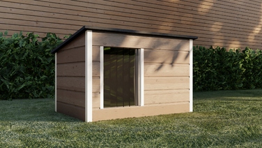 Буда для собак TajgaWood, дерево, зовнішні розміри: 109 x 79 x 69 см