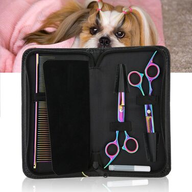 Професійна вигнута сепараторна ножиця для грумінгу собак та інших домашніх тварин