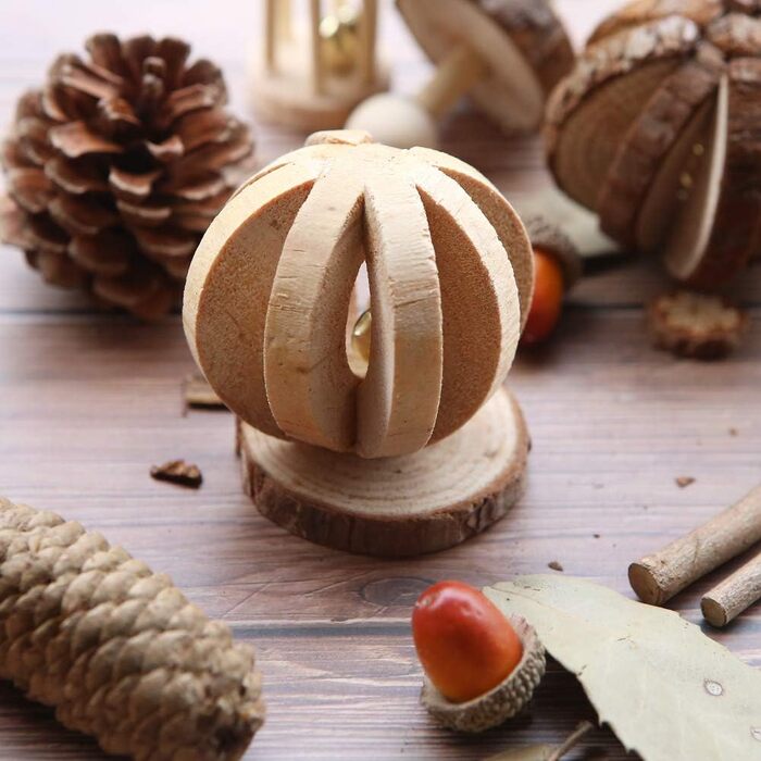 Дерев'яні іграшки для гризунів Winterworm: 6 шт. для хом'яків, мишей, шиншил, кроликів, мишовидних гризунів та морських свинок