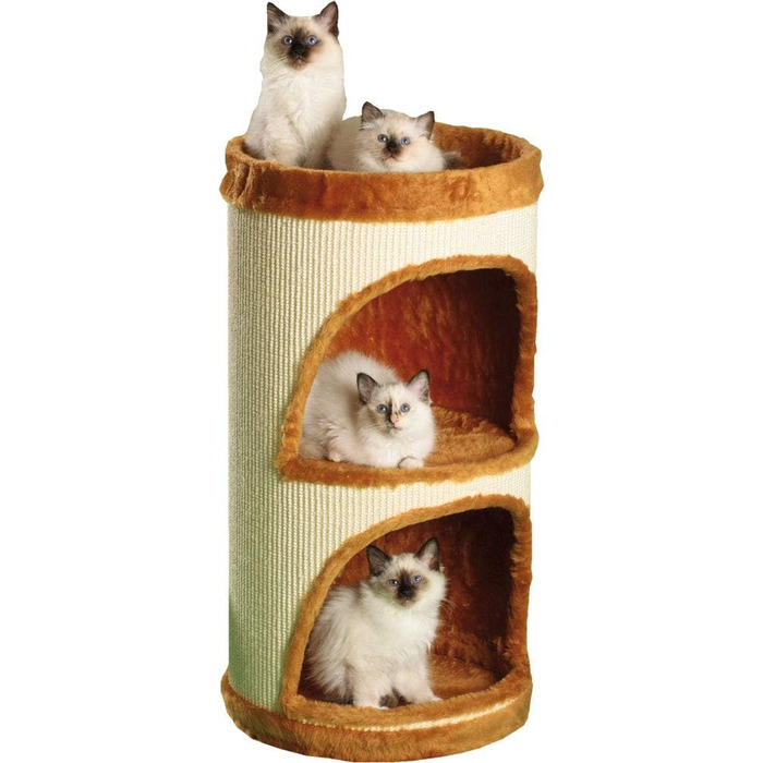 Дім для кота CLEVERCAT Тоскана з міцного сизалю, великі отвори, різні кольори, Made in Germany