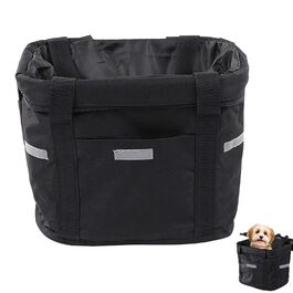 Зручний велосипедний кошик на кермо, для собак та покупок, з адаптером, передній