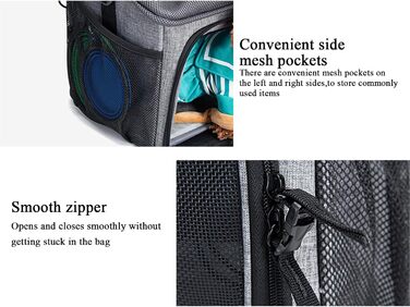 Кошик для собак на велосипед - дихаюче ліжко для тварин | Знімний кріплення для переноски для подорожей, заднього двору, гір та кемпінгу