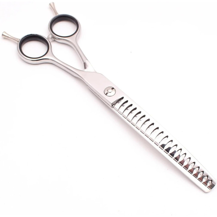 Ножиці для грумінгу собак та котів 7.0 дюймів, професійні ножиці для догляду за шерстю, ергономічна ручка (275-Chunker)