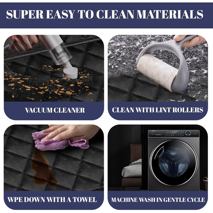 Накладка на сидіння авто для собак, 135x120 см, водонепроникна, з кріпленням, універсальна