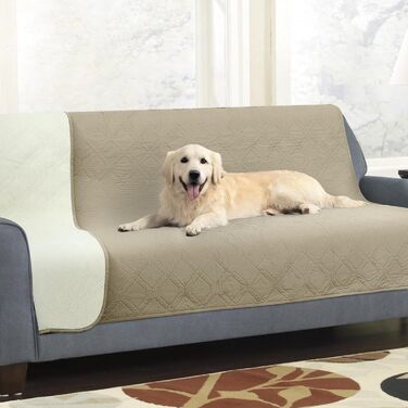 Водонепроникний килимок для собак, антиковзаюча підстилка для собак, захист дивану та ліжка, міцна підстилка для котів, захисний килимок, що можна прати, для дивану, ліжка, авто, у дорогу, хакі, 137x208 см