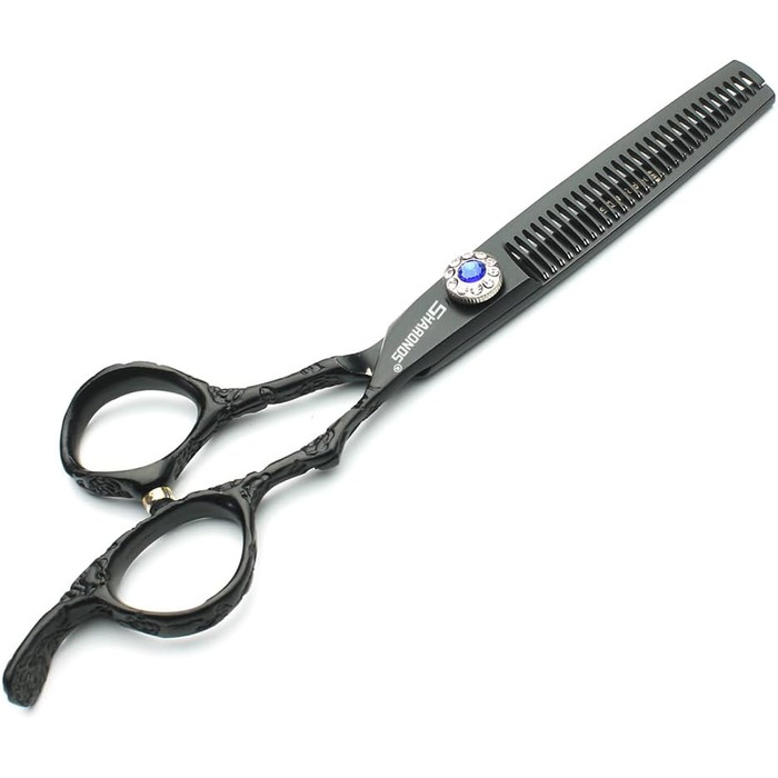 Професійні ножиці для перукарів 6/7 дюймів з візерунком троянд, комплект 2 шт., японська сталь