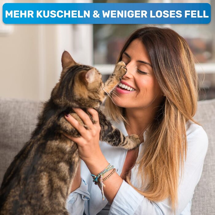 Гребінець для котів та собак BluePet, для короткошерстих порід, видаляє відмерле волосся та підшерсток, зменшує випадання на 90%, розмір M (ширина гребеня 66 мм)