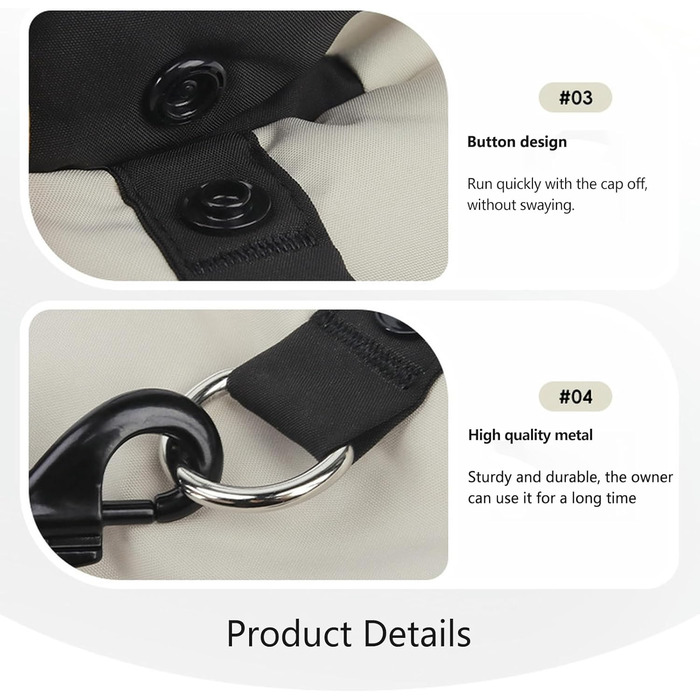 Водонепроникна флісова куртка для собак XL, хакі, з капюшоном та регулюванням