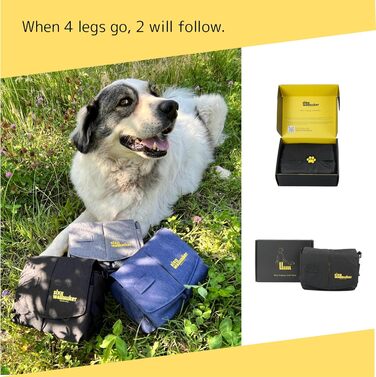 Leckerlibeutel для собак Arrivly SixWalker з магнітним закриттям: практичний фідер для тренувань, універсальна сумка для ласощів з винімною кишенєю (чорний)