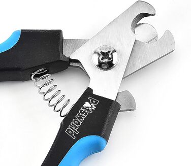 Професійні кусачки для обрізання кігтів собак та котів Paätsworld - безпечні, з обмежувачем, з нержавіючої сталі, з пилочкою (L) для великих собак, котів та гризунів