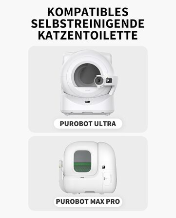 Автоматичний котячий туалет PETKIT Purobot Crystal Duo з камерою, моніторингом здоров'я, контролем запаху, сірий (N60)