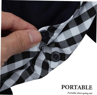 Сумка-переноска для собак та котів BESPORTBLE - велика, з регульованим плечовим ременем, для подорожей та активного відпочинку, з міцної бавовни