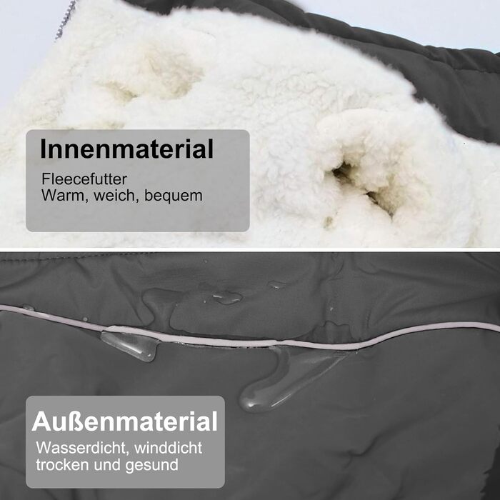 Тепла флісова куртка для собак JUY'S SONG з підкладкою, рукавами та нагрудником, світловідбиваючі смуги, для зими та осені, рожевий/чорний (L)