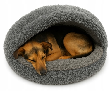 Будка для собак Odol-Plus, сіра, 80 x 80 см