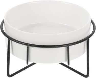 Миска для котячого корму POPETPOP з піднятою конструкцією та неслизьким дном, 14.5x8.5 см