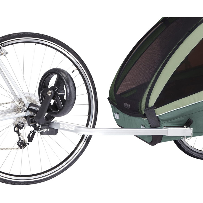 Причіп для велосипеда Thule Coaster Xt, 2 місця, зелений, унісекс
