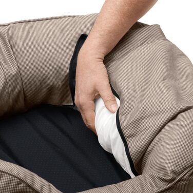 Софа для собак HUNTER Lancaster L, коричнева, 80 x 60 см