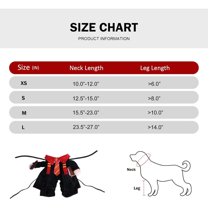 Костюм на Хелловін для собак DELIFUR - Чарівник, для котів, косплей, відпочинок, карнавал, маленькі та середні породи, великий розмір L, мультяшний