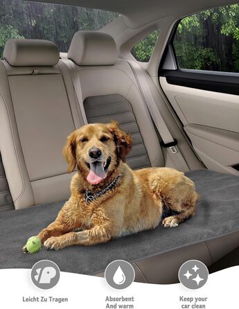 Рушник для собак JOOV E Dog Trockenmante - супер вбираючий, для сушіння після купання, м'який, регульований, для собак (S, Сірий динозавр)